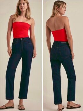 Favorite Daughter The Valentina Super High Rise Straight Leg Women’s Jeans 26